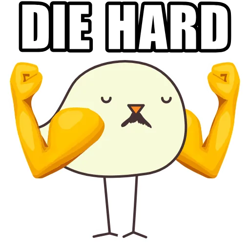 💪 Стикер «чык чырык» для Telegram