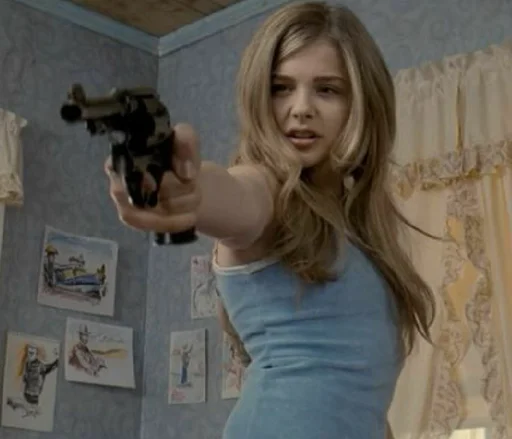 🔫 Стикер «chloe grace moretz» для Telegram