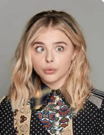😚 Стикер «chloe grace moretz» для Telegram