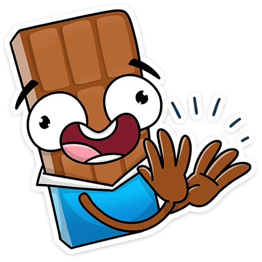 👏 Стикер «Чоко тает» для Telegram
