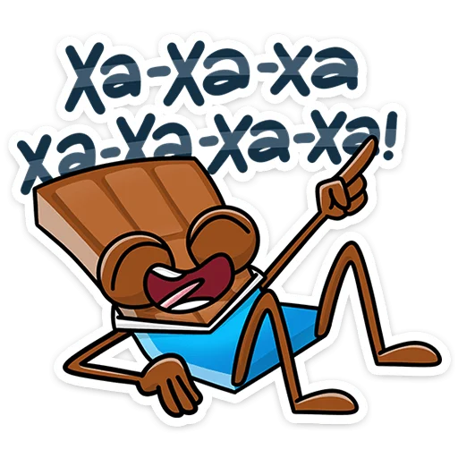 🤣 Стикер «Чоко тает» для Telegram
