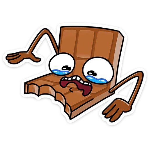 🥶 Стикер «Чоко тает» для Telegram