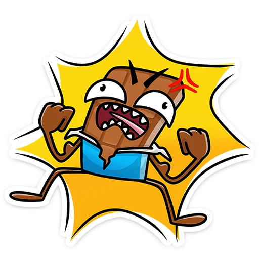 🤬 Стикер «Чоко тает» для Telegram