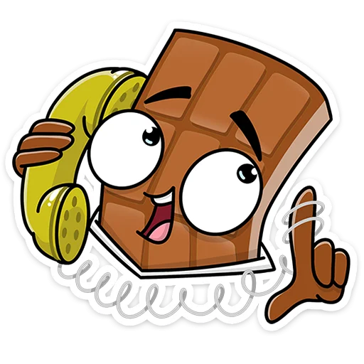 🤙 Стикер «Чоко тает» для Telegram