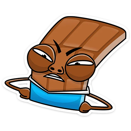🤨 Стикер «Чоко тает» для Telegram