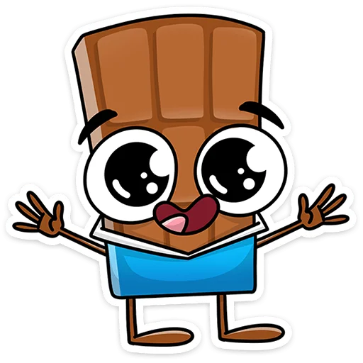 🤩 Стикер «Чоко тает» для Telegram