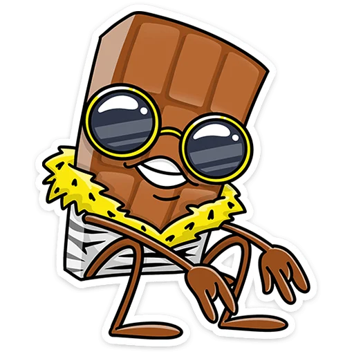😎 Стикер «Чоко тает» для Telegram