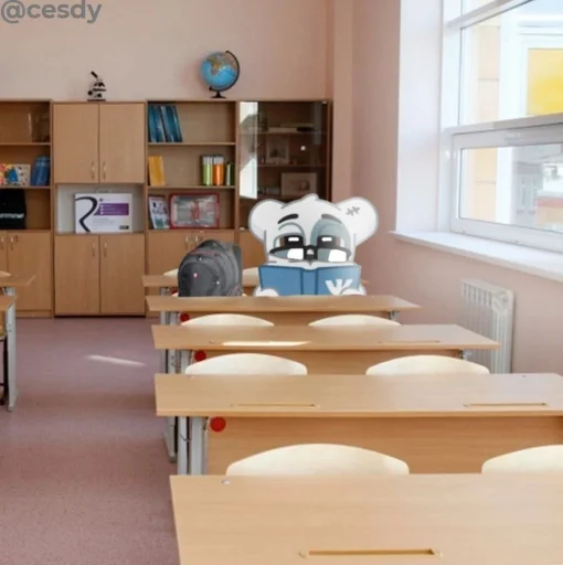 🏫 Стикер «Персонажи ВК в жизни» для Telegram