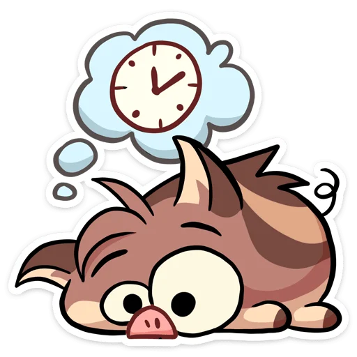 😑 Стикер «Чпоньк» для Telegram