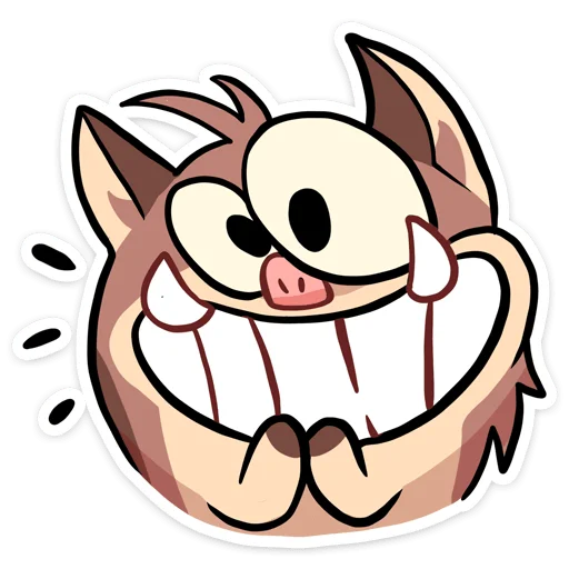 😬 Стикер «Чпоньк» для Telegram