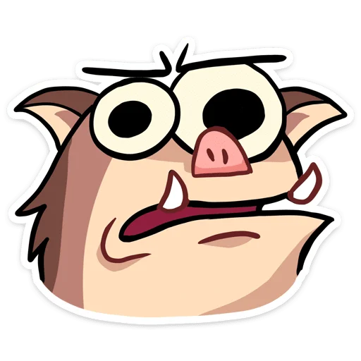 🤨 Стикер «Чпоньк» для Telegram