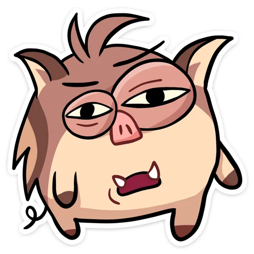 🤨 Стикер «Чпоньк» для Telegram