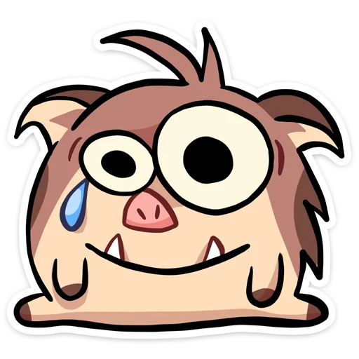 ☹ Стикер «Чпоньк» для Telegram