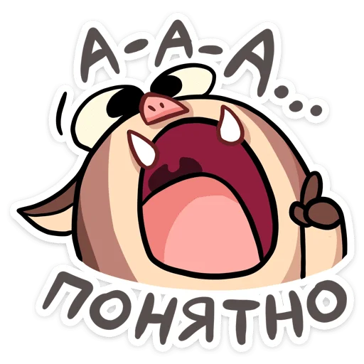 🫨 Стикер «Чпоньк» для Telegram