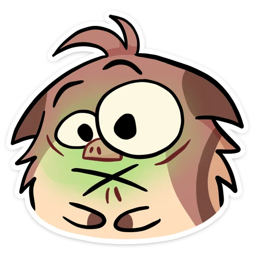 🤢 Стикер «Чпоньк» для Telegram