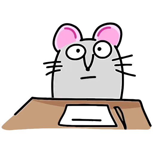 🫤 Эмодзи «Крысюк, к доске&;» для Telegram