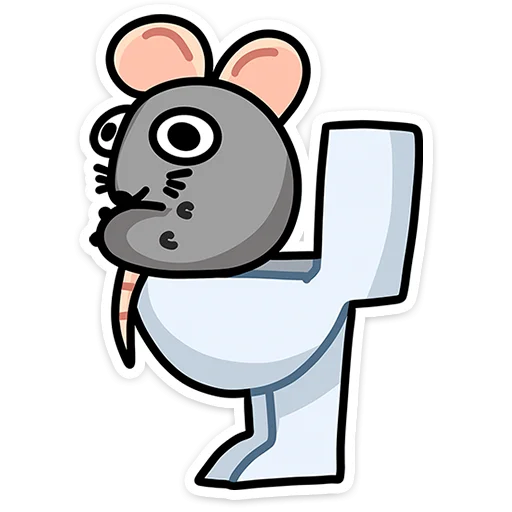 🚽 Стикер «Крис Кристина и Крысюк» для Telegram