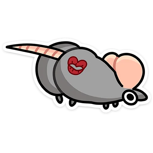 💋 Стикер «Крис Кристина и Крысюк» для Telegram
