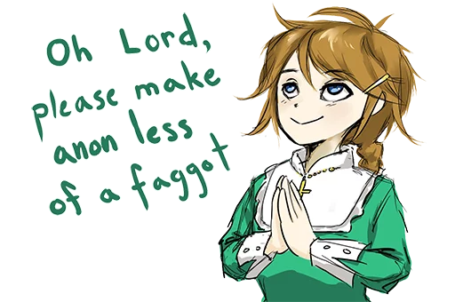 😇 Стикер «Christ-chan» для Telegram