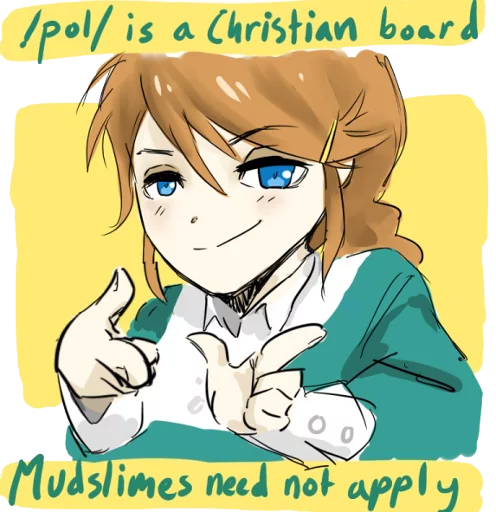 😎 Стикер «Christ-chan» для Telegram