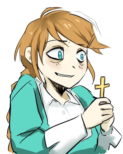 ✝️ Стикер «Christ-chan» для Telegram