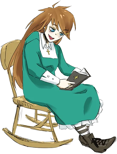 😌 Стикер «Christ-chan» для Telegram
