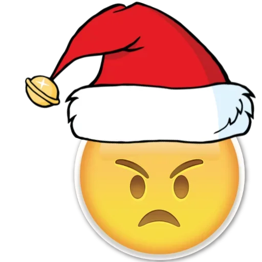 😠 Стикер «Emoji Christmas» для Telegram