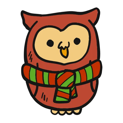 🦉 Эмодзи «Christmas» для Telegram