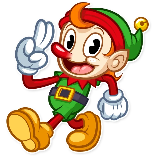 👋 Стикер «Christmas Elf» для Telegram