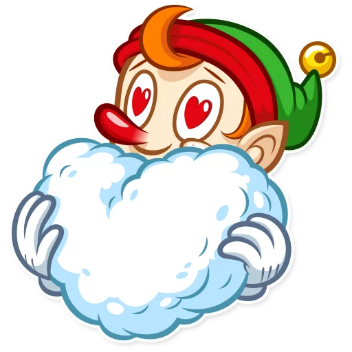 😍 Стикер «Christmas Elf» для Telegram