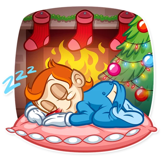 😴 Стикер «Christmas Elf» для Telegram