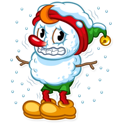 😬 Стикер «Christmas Elf» для Telegram