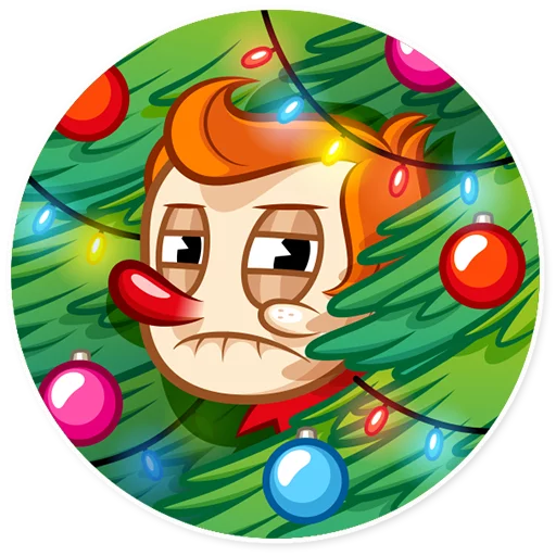 😐 Стикер «Christmas Elf» для Telegram