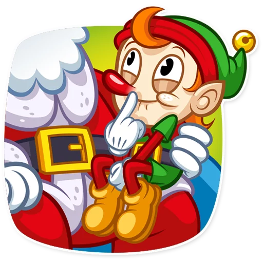 ☺️ Стикер «Christmas Elf» для Telegram