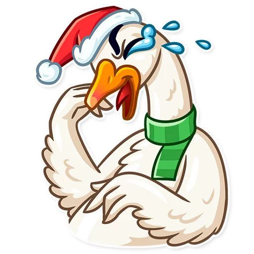 Стикерпак Christmas Goose для Telegram — скачать