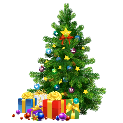 🎄 Стикер «Christmas Telegram» для Telegram