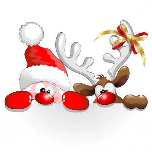 🐐 Стикер «Christmas Telegram» для Telegram