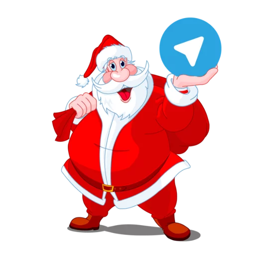 🎅 Стикер «Christmas Telegram» для Telegram
