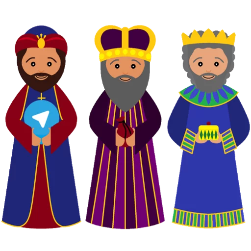 🐪 Стикер «Christmas Telegram» для Telegram
