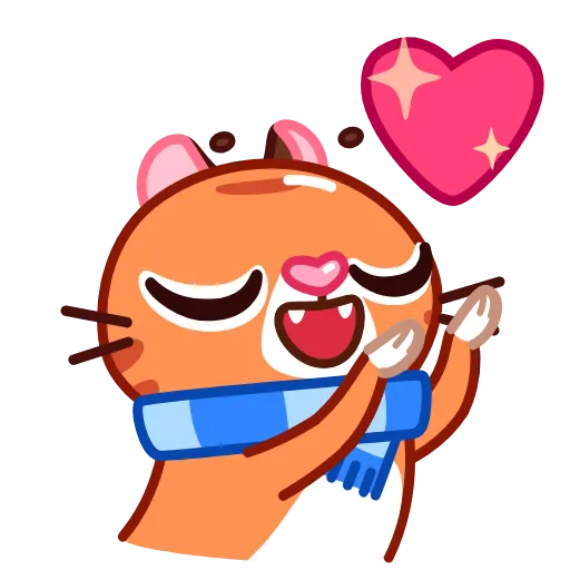 😘 Стикер «Christmas Tiger» для Telegram
