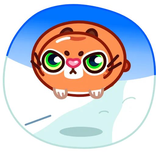 😤 Стикер «Christmas Tiger» для Telegram