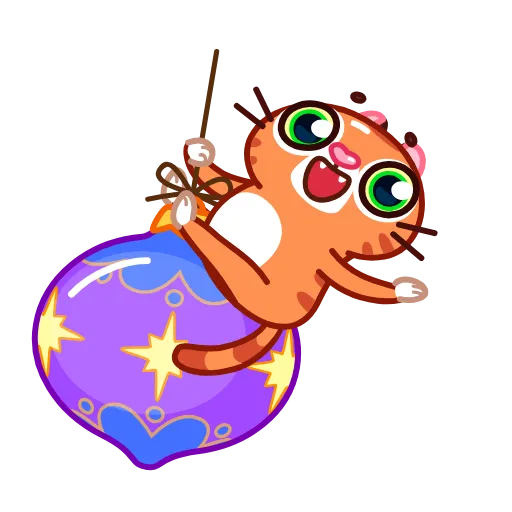 👋 Стикер «Christmas Tiger» для Telegram
