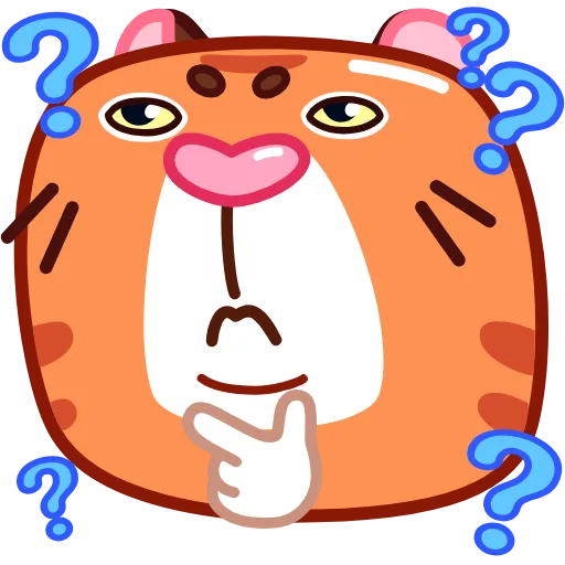 🤔 Стикер «Christmas Tiger» для Telegram