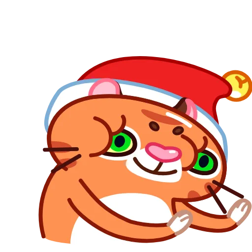 🤦‍♂️ Стикер «Christmas Tiger» для Telegram