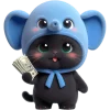 💸 Эмодзи «Пушистый слоник» для Telegram