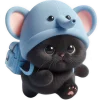 🎒 Эмодзи «Пушистый слоник» для Telegram