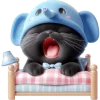 🥱 Эмодзи «Пушистый слоник» для Telegram