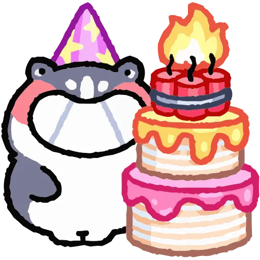 🎂 Эмодзи «Набор эмоджи с хаски Дуком из ВК в качестве» для Telegram