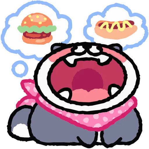 🍔 Эмодзи «Набор эмоджи с хаски Дуком из ВК в качестве» для Telegram