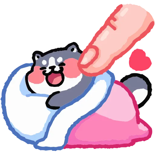 😄 Эмодзи «Набор эмоджи с хаски Дуком из ВК в качестве» для Telegram